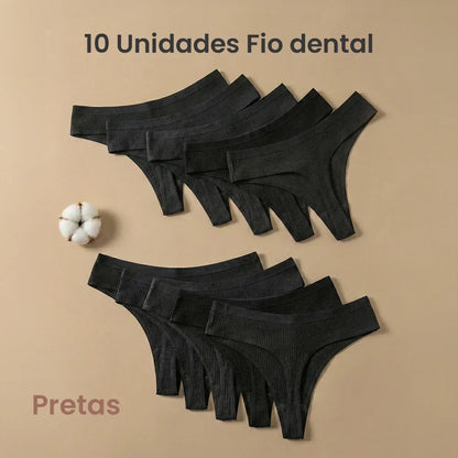 Kit 10 Calcinhas CottonConfort®