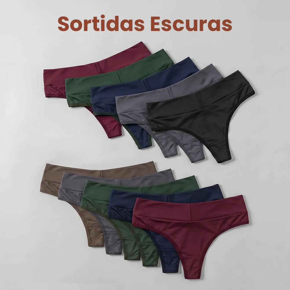 Kit 10 Calcinhas Comfy